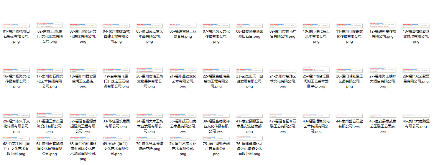 福建省雕刻与设计艺术研究会第二届会员所在单位详情截图.png